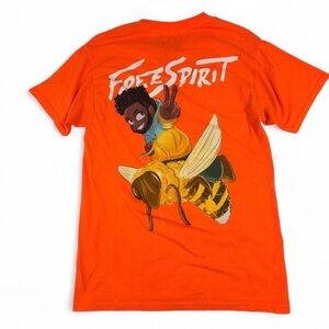 Khalid Free Spirit Tour Orange Concert Tour Tee Medium